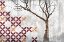 Papier peint branche arbres dessin BRAMBLES LONDONART