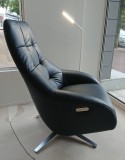 ARCHANGEL fauteuil design relax électrique en cuir bleu