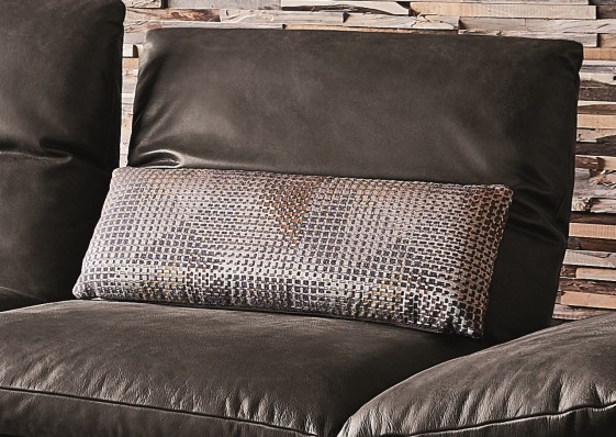 Coussin lombaire WOODY.D tissu ou cuir