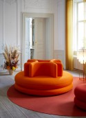 EASY SOFA, canapé lounge Verner Panton par Verpan, tissu Kvadrat
