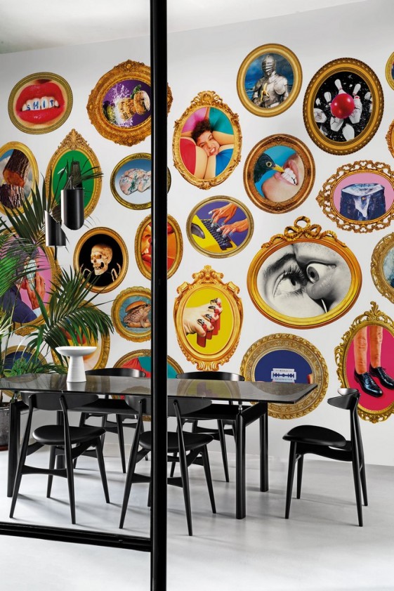 GOLDEN AGE papier peint portraits TOILETPAPER LONDONART SEANROYALE