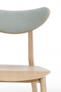 BONES.UP chaise design en bois, dos, assise tapissée ou non !