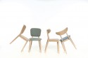 BONES.UP chaise design en bois, dos, assise tapissée ou non !