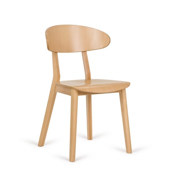BONES.DOWN chaise design en bois ou semi-tapissée ou intégral