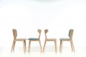 BONES.FULL chaise design en bois ou semi-tapissée ou tapissage intégral