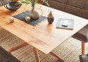 Petite table rectangulaire TABLE.SEAN.2 180x90 cm, plateau hêtre, chêne, noyer, HPL ou céramique