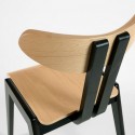 Chaise MSYG2 en bois bicolore ou non