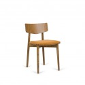 Chaises MOOD en bois dossier petit ou grand, par 2 chaises, assises bois ou tapissées