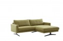Canapé d’angle design cubique 3,5 places BROOK.TM chaise longue en cuir ou tissu