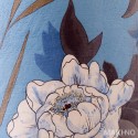 RIY sublime lampe en céramique d'art peinte fleur pivoine & abeille MAKHNO