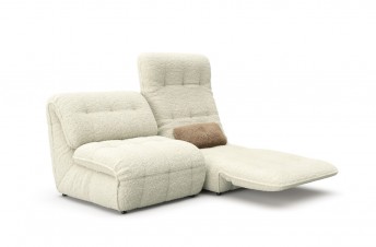 Canapé modulaire en tissu ou cuir relax & lounger AMAZE.ME 2 modules