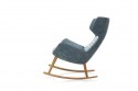 BEAU fauteuil cuir design dossier haut pieds métal ou bois