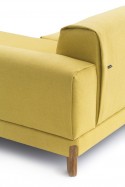 Canapé cuir d'angle SMITHS avec chaise longue