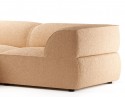 Petit canapé d'angle modulable 3 modules BARBARELLO cuir ou tissu