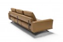 Canapé cuir design TALISMAN grand 3 places mousses mémoire de forme