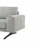BROOK.TM, canapé design cubique 3 places 3 assises, cuir ou tissu