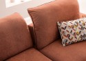 Canapé angle DEEP&LOUNGE tissu ou cuir chaise longue large 3 places