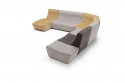 CHESTER.LOUNGE canapé modulable & relax cuir ou tissu d'angle & chaise longue