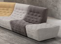 CHESTER.LOUNGE canapé modulable & relax cuir ou tissu d'angle & chaise longue