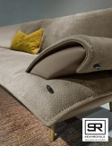 Canapé design BROOKLYN.AIR cuir pleine fleur ou tissu