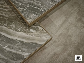 Table basse NEWROY rectangle ou carrée en marbre ou céramique ou verre