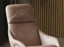 ADONIS, fauteuil design relax électrique filaire ou sur batterie, cuir ou tissu