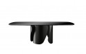 AMANTE table en verre cristal design ronde ou rectangulaire