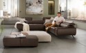Canapé cuir d'angle EXALT grand confort