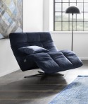 Fauteuil / chaise longue BALDWIN.LOUNGE relax manuel ou électrique avec ou sans batterie, cuir ou tissu
