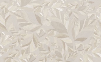 SKYFALL tapisserie sur mesure feuillage beige brun LONONDART