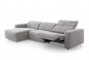 BREAKER.RELAX canapé angle chaise longue de relaxation cuir ou tissu