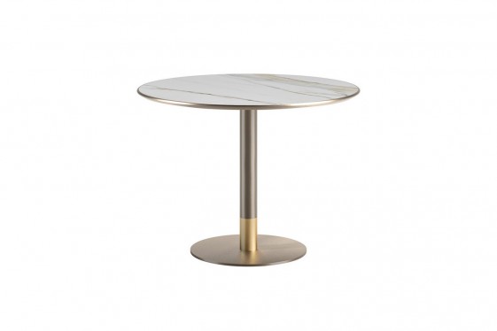 BUSBOY, table lounge bistrot plateau marbre, céramique, verre ou bois