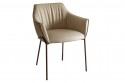 BUSGIRL, chaise design cuir ou tissu 4 pieds bois, métal, pivotante & sur roulettes