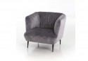 Petit fauteuil design organique RIVERSIDE, cuir ou tissu