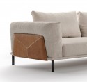 Canapé design 3 places 3 assises AMAZING.LOUNGE cuir, tissu, nubuck ou mix couleur