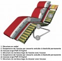 BODYTOUCH, chaise longue flexible en cuir 65 cm