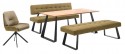 Banc ACTE.DINING design cuir ou tissu