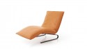 ABISS chaise longue design cuir ou tissu relaxation électrique & batterie