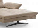 ABARTHROYAL merveilleux & ultra confortable canapé cuir d'angle avec chaise longue