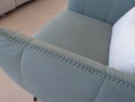 Paire de fauteuils cuir Ranger bleu vert BB.TOMY