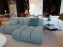 Paire de fauteuils cuir Ranger bleu vert BB.TOMY