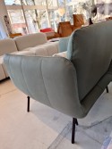 Paire de fauteuils cuir Ranger bleu vert BB.TOMY