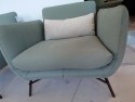 Paire de fauteuils cuir Ranger bleu vert BB.TOMY