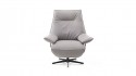 ARTOLOUNGE fauteuil relax cuir ou tissu filaire bimoteur têtière réglable & accoudoirs mobiles