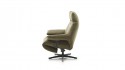 ARTOLOUNGE fauteuil relax cuir ou tissu filaire bimoteur têtière réglable & accoudoirs mobiles