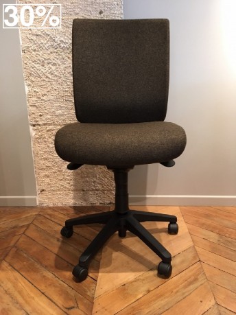 FAUTEUIL OFFICE 100 en tissu laine vierge Xénon