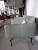 Paire de fauteuil cuir Ranger bleu vert BB.TOMY