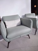 Paire de fauteuils cuir Ranger bleu vert BB.TOMY