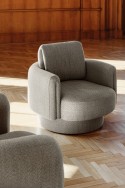 ARROW fauteuil fixe ou pivotant design organique en tissu