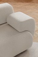 INTERSTELLAIRE, canapé d’angle chaise longue forme organique en tissu